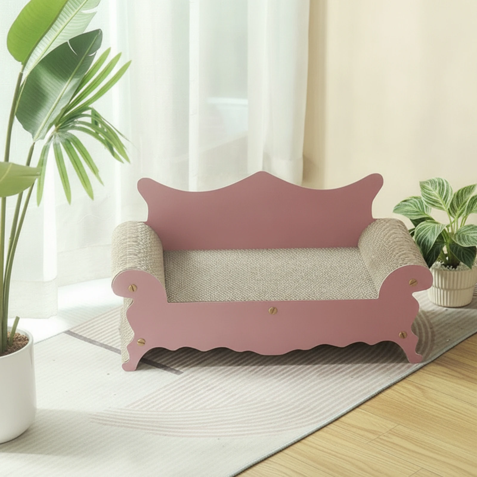 Sofá Rascador Grande para Gatos – Asiento Cómodo y Seguro - imagen 5
