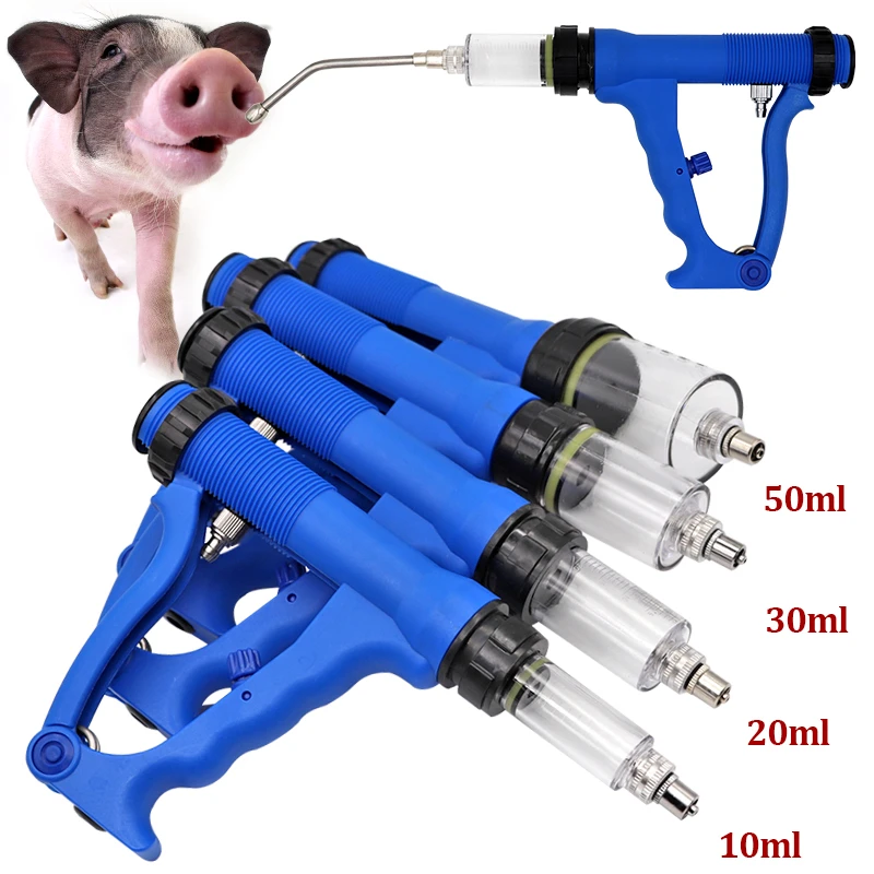 Jeringa dosificadora veterinaria