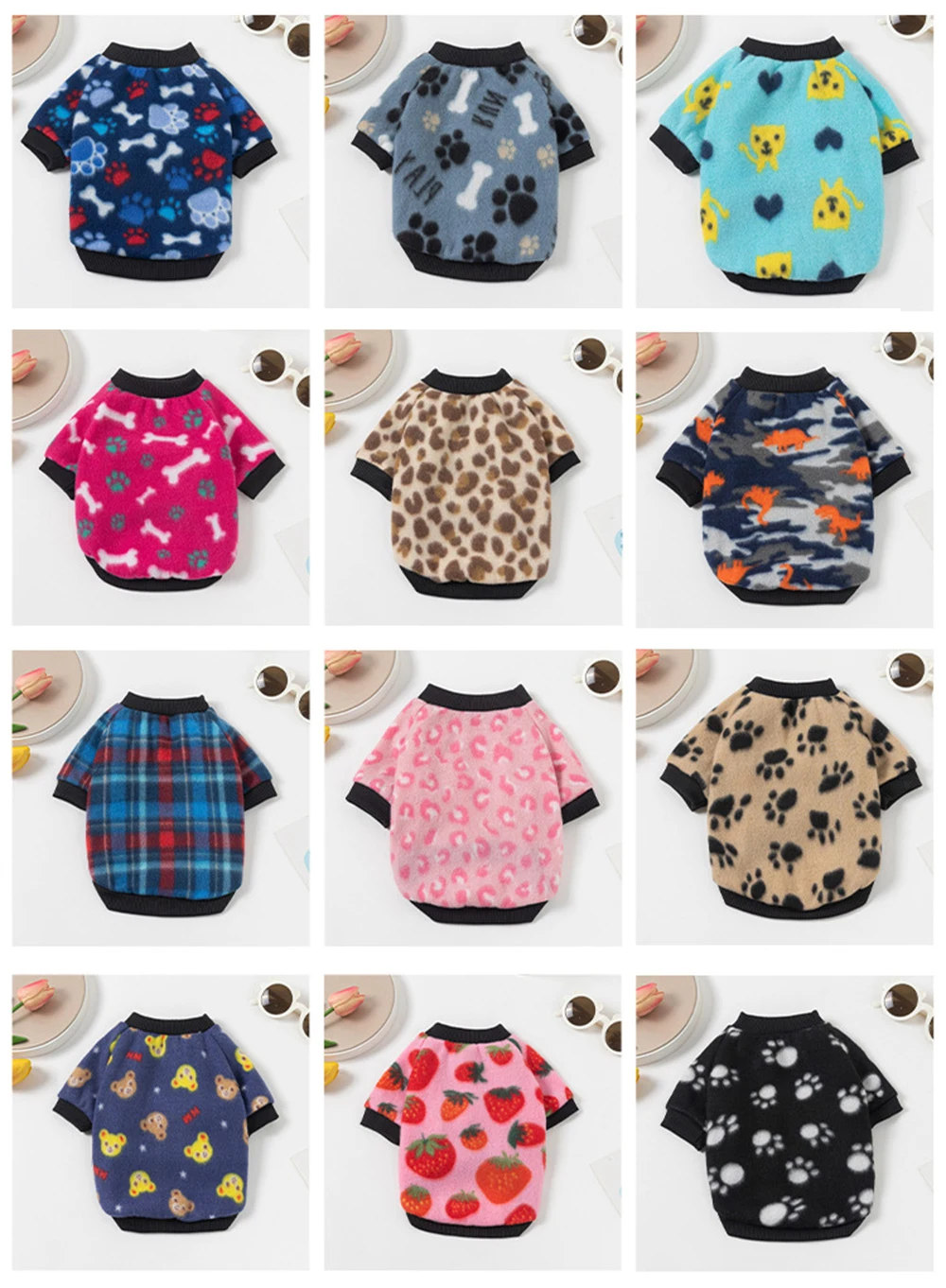 Ropa de invierno suave para gatos