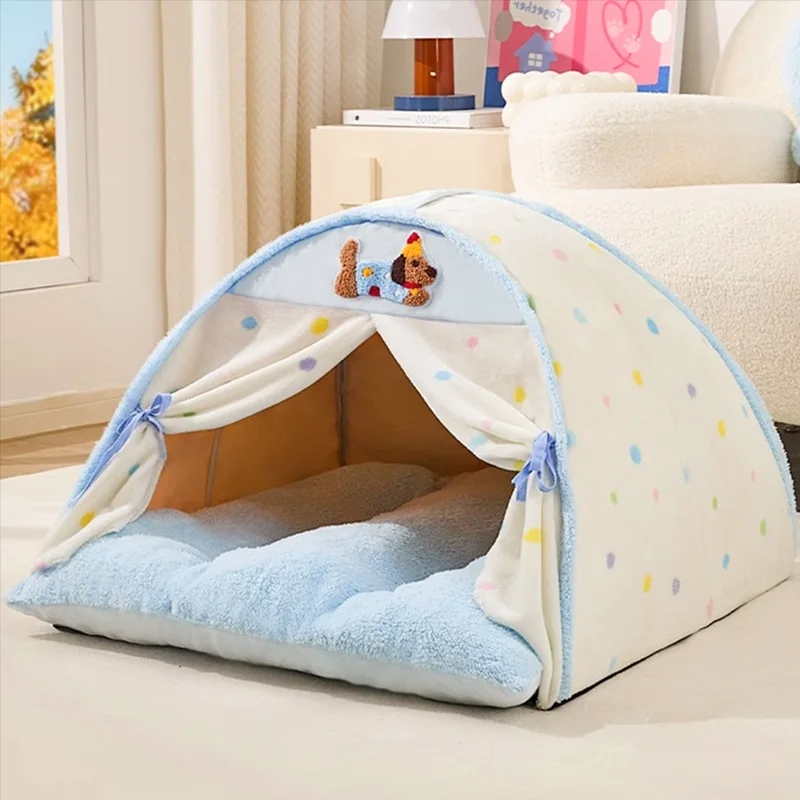 Cama nido para perros pequeños y cachorros – Casa 4 estaciones