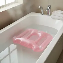 Almohadilla para bañera con succión: asiento inflable gatos y perros