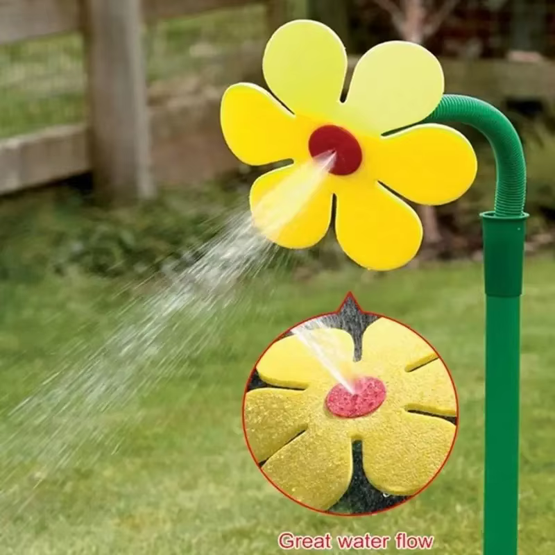 Aspersor Giratorio Flor Crazy Daisy para Jardín – Riego Rápido del Césped - imagen 2