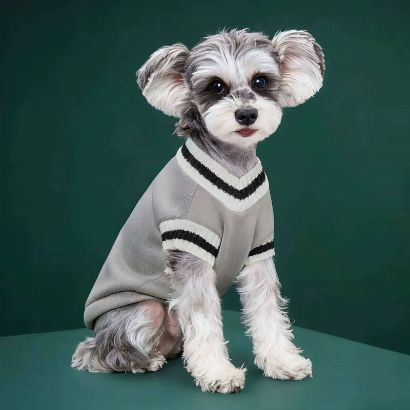 Jersey universitario para perros y gatos – Chaleco cálido de otoño - imagen 2