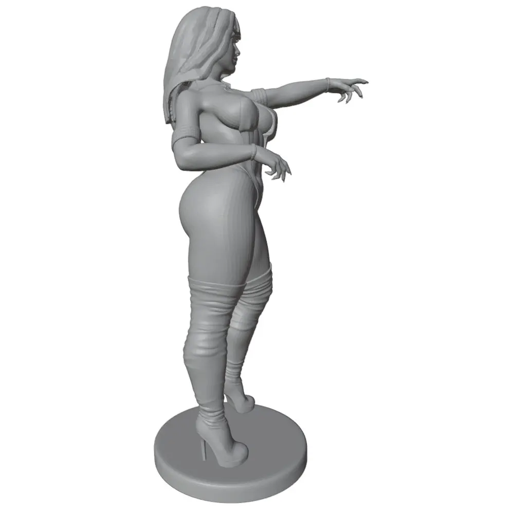 Kit de modelo de resina gris impreso en 3D DIY, sin montar y sin pintar - imagen 2