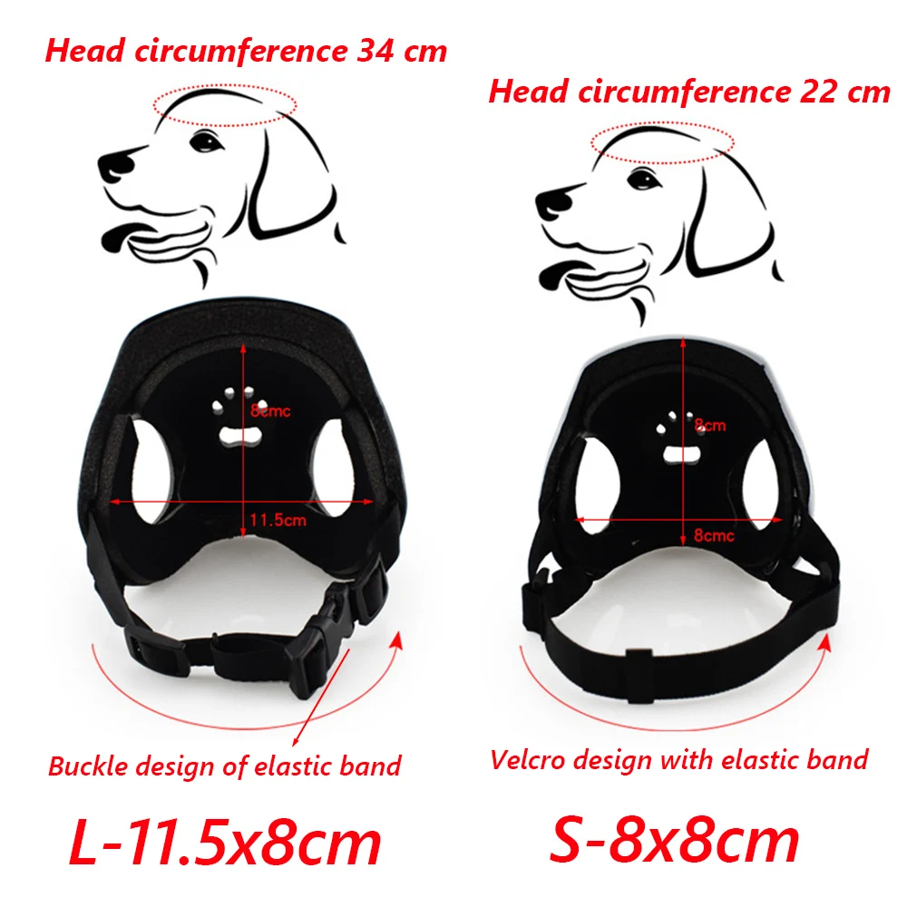 Casco protector para perros en actividades al aire libre