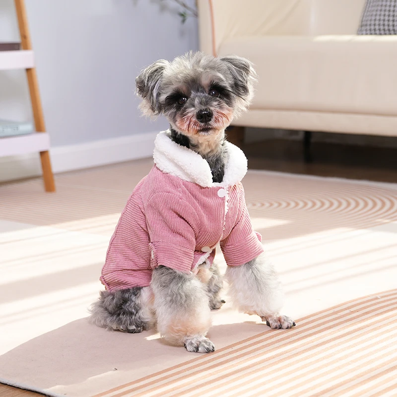 Parka cálida para perros pequeños y gatos – Chaqueta invierno para Schnauzer - imagen 2