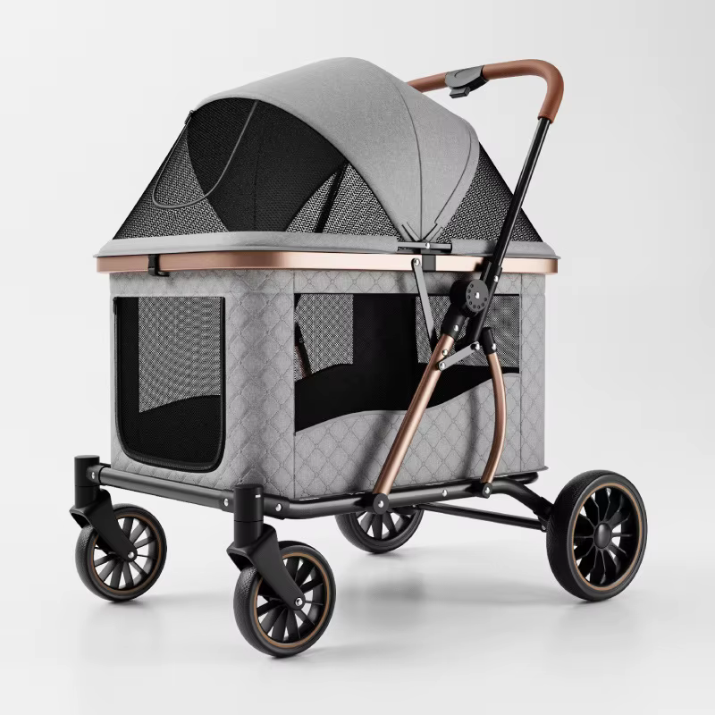 Carrito plegable y portátil para perros medianos y grandes - imagen 2