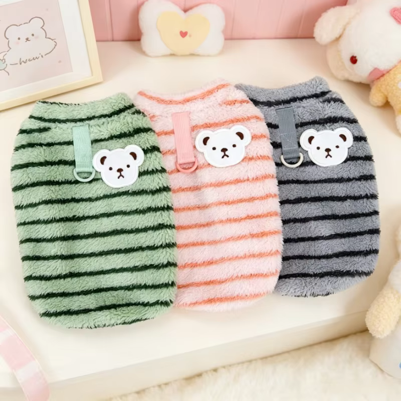 Jersey cálido para perros y gatos pequeños con estampado de oso - imagen 5