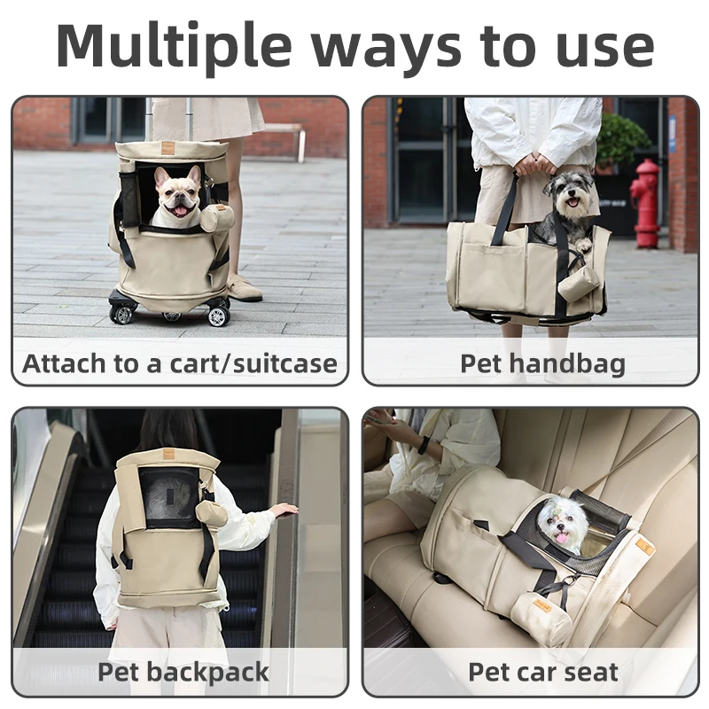 Mochila y bolsa de transporte para perros y gatos en avión - imagen 5