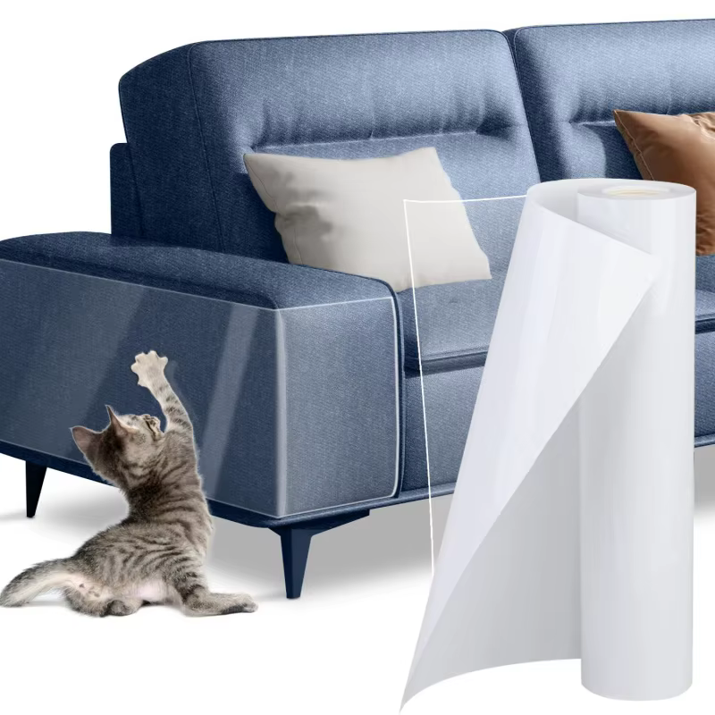 Protector Rascador de Sofá para Gatos – Alfombrilla Autoadhesiva Antirrasguños - imagen 3