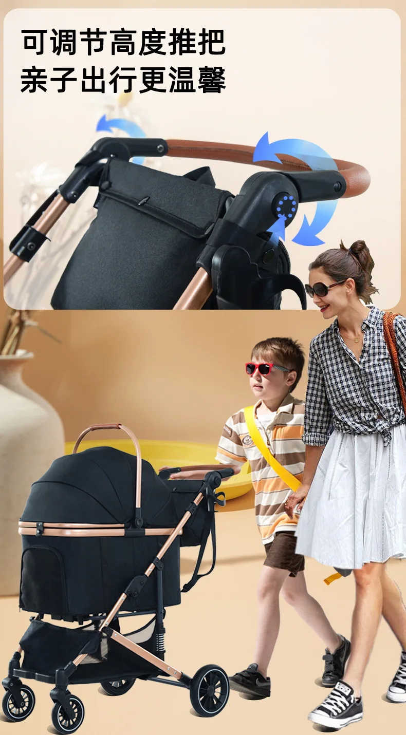 Ruedas giratorias y asa ajustable