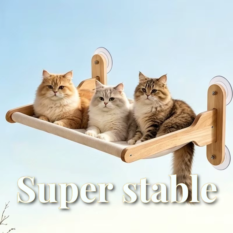 Hamacas para Gato con Ventosas, Plegables para Ventana o Pared