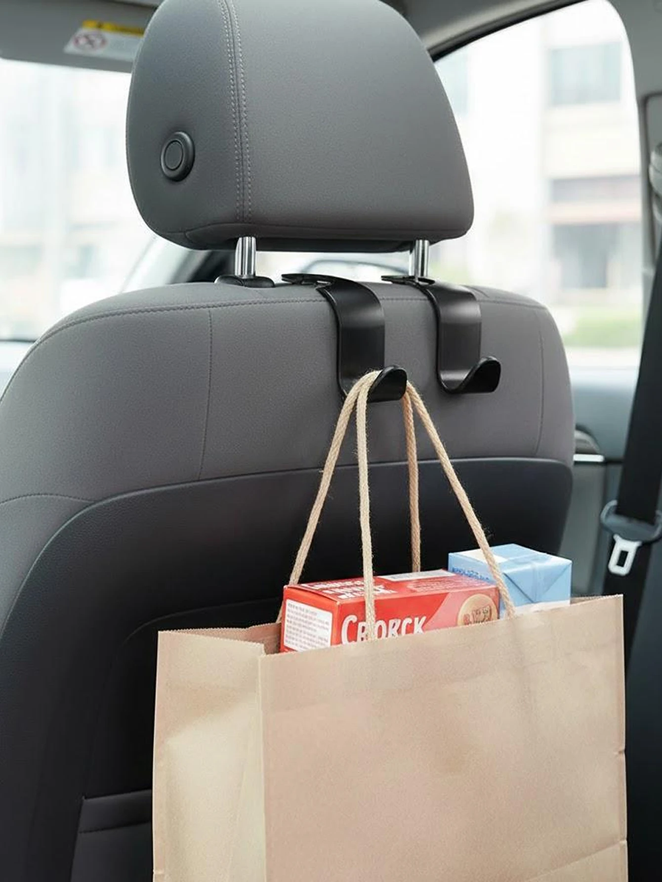Ganchos para asiento trasero del coche, guardado oculto universal