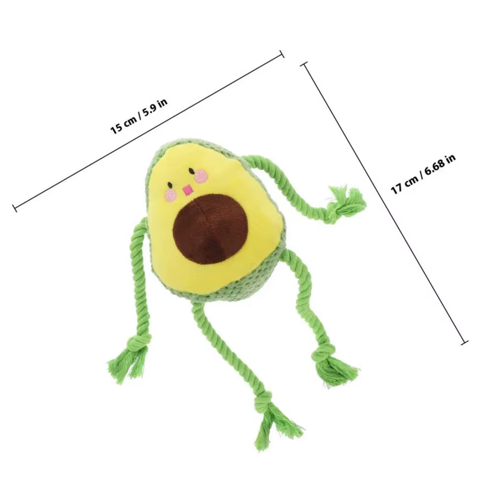 Juguete interactivo para gatos y perros: pulpo aguacate con sonido - imagen 4