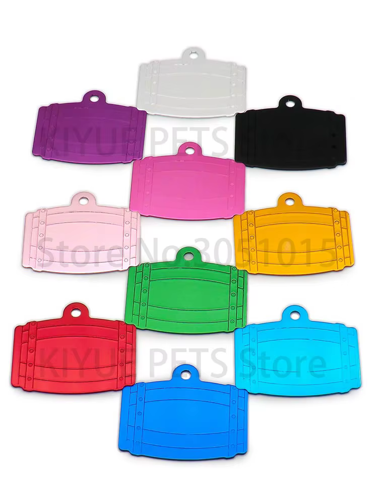 Etiquetas disponibles en varios colores