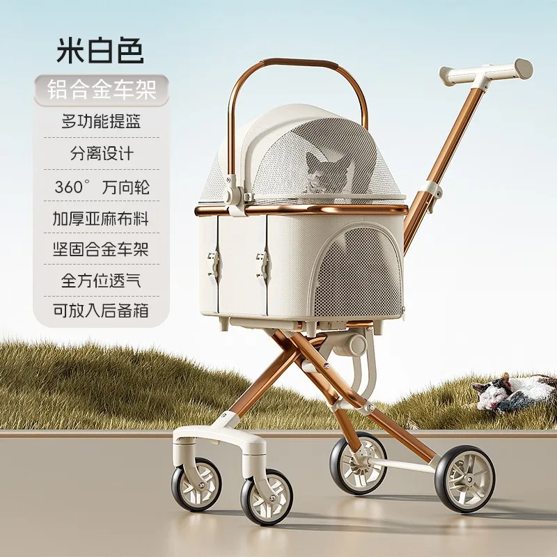Carrito cerrado showing diseño compacto