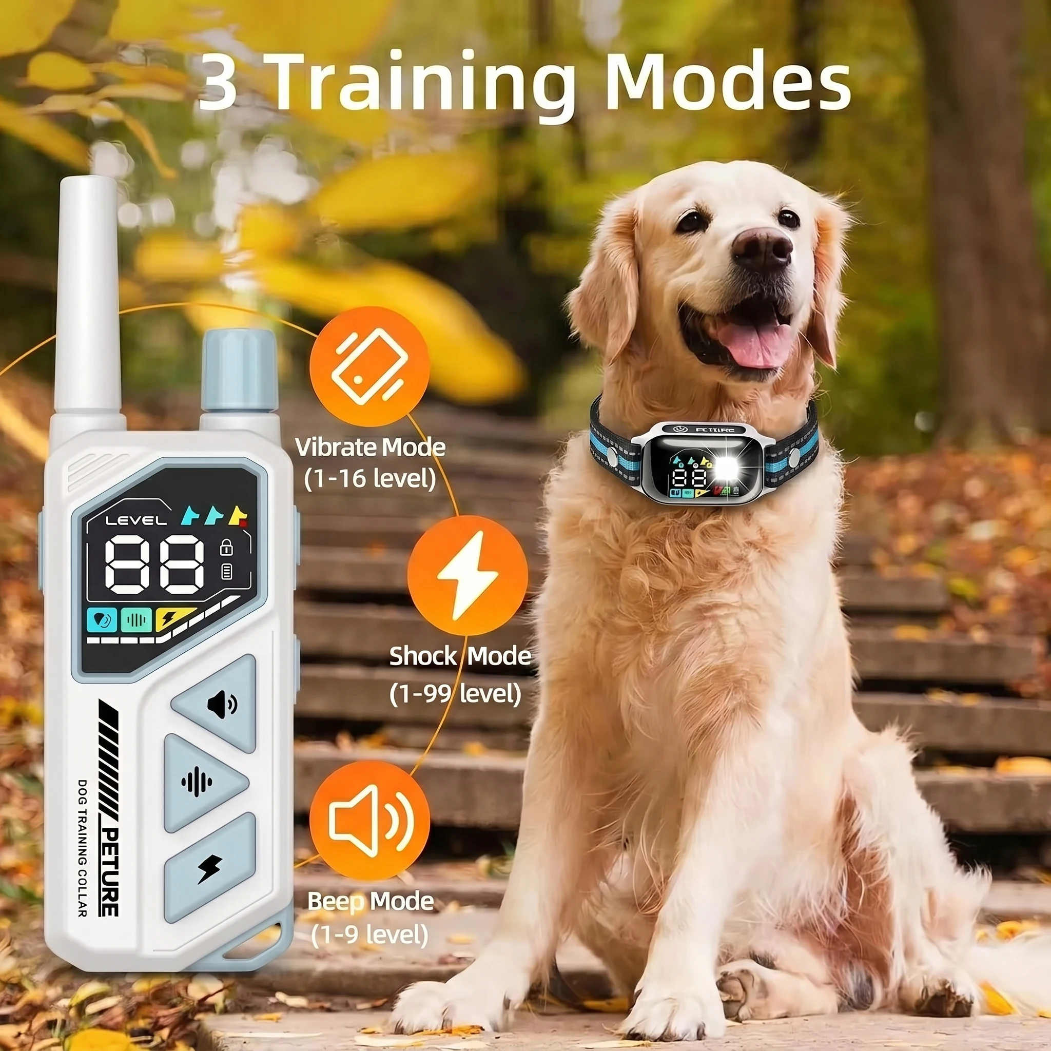 Control remoto del collar de adiestramiento canino