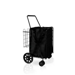 Carrito de transporte plegable para gato y perro, bolsa de tela