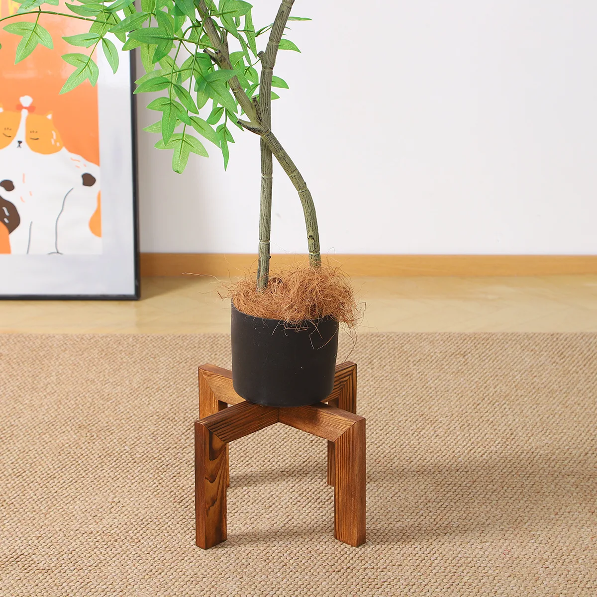 Soporte de Madera para Macetas y Bonsáis – Bandejas y Estante de Jardín - imagen 4