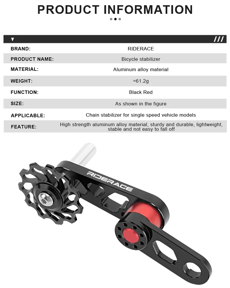 Tensor Riderace montado en MTB