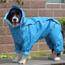 Chubasquero Impermeable para Perros con Capucha – Cuerpo Completo