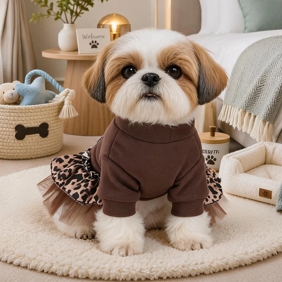 Atuendo lindo para perros pequeños