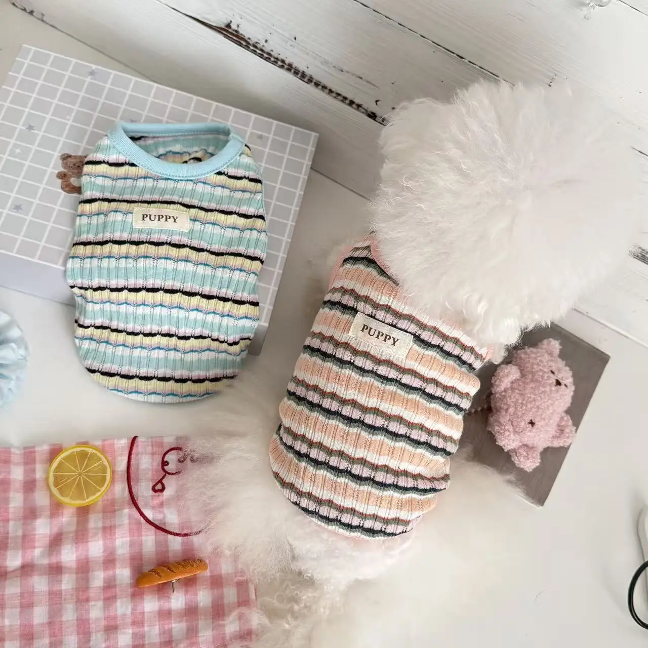 Chaleco para perros Yorkshire Teddy con falda