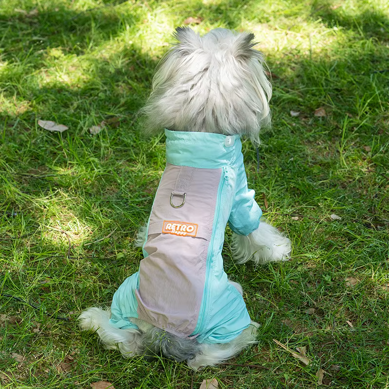 Traje impermeable 4 patas para perros pequeños y Chihuahua - imagen 5