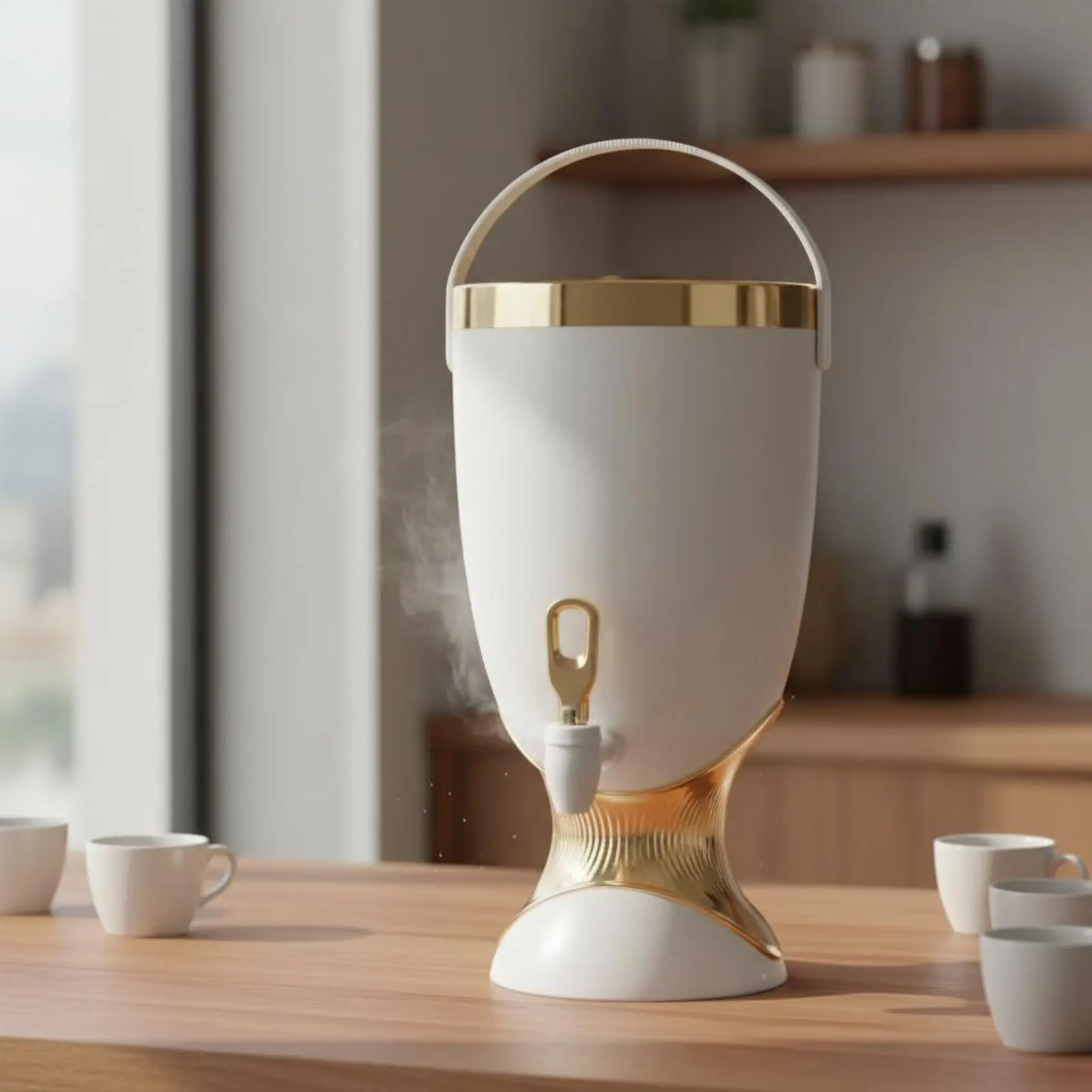 Dispensador térmico para bebidas con grifo y grane capacidad, fácil limpieza - imagen 4