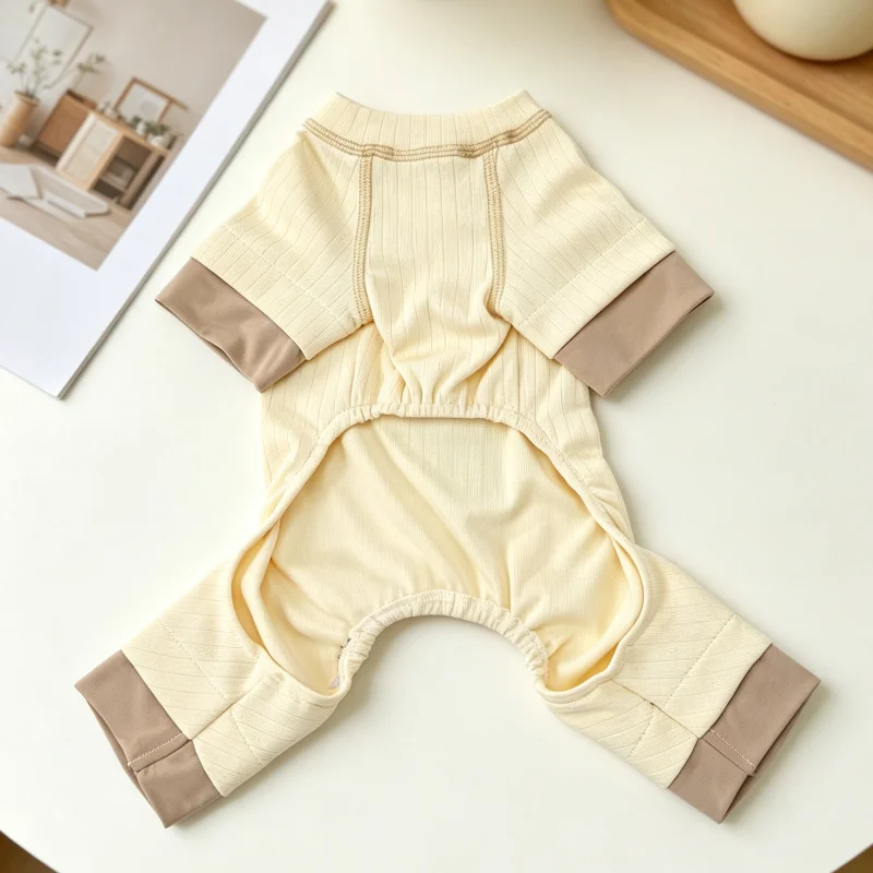 Mono de cuatro patas para perros y gatos – Pijama cálido con estampado - imagen 5