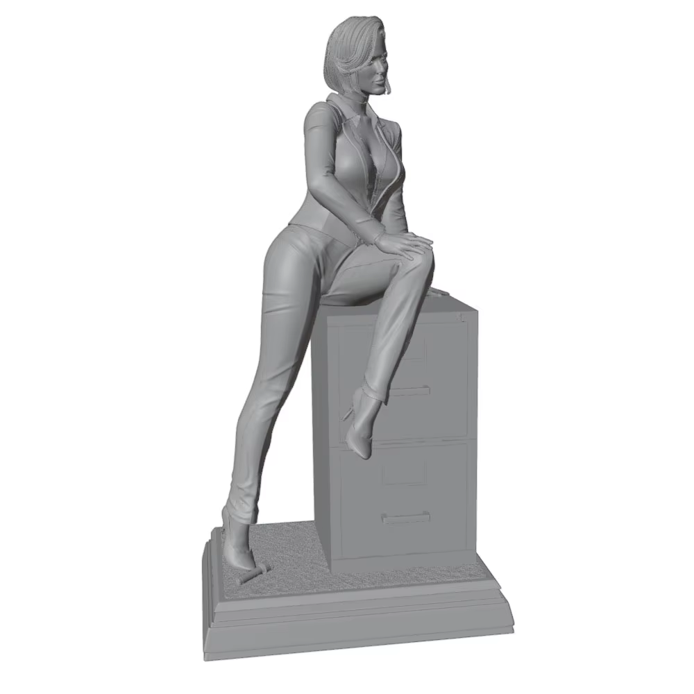 Figura de resina de gato en miniatura – Modelo 3D sin montar ni pintar - imagen 4