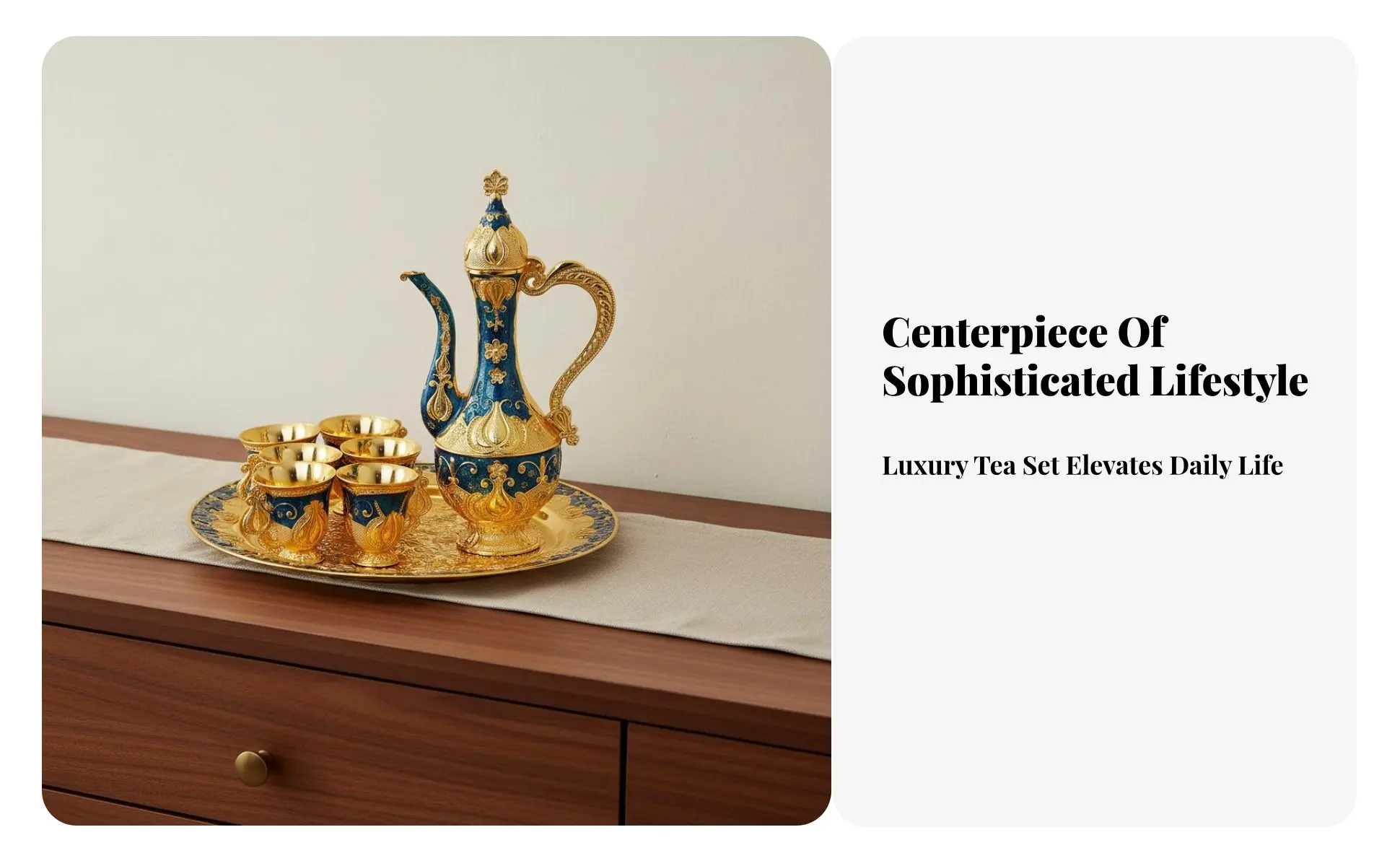 Copas a juego con patrón en relieve y estilo decorativo