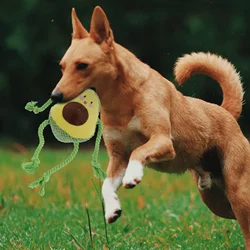 Juguete chirriante masticable para perros: pulpo con peluche