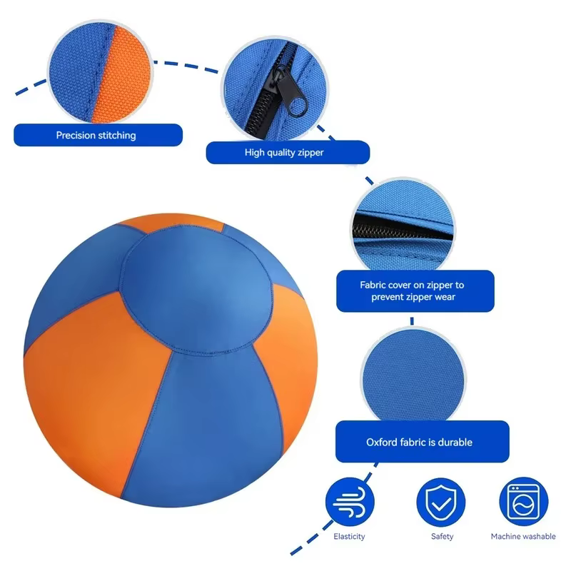 Pelota de pastoreo para perros con funda y bomba – Juego interactivo exterior - imagen 4