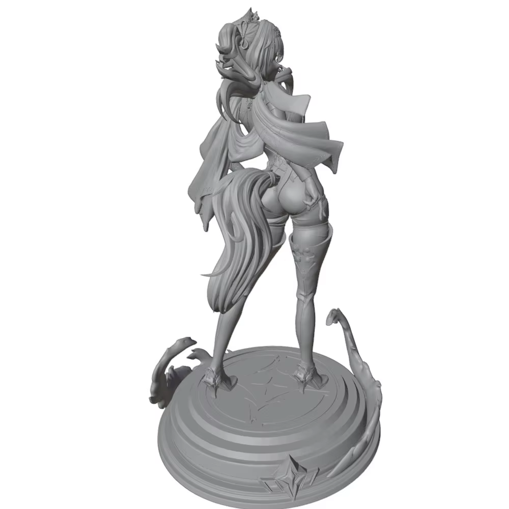 Figura coleccionable GK impresa en 3D de anime, gris, DIY sin montar - imagen 5