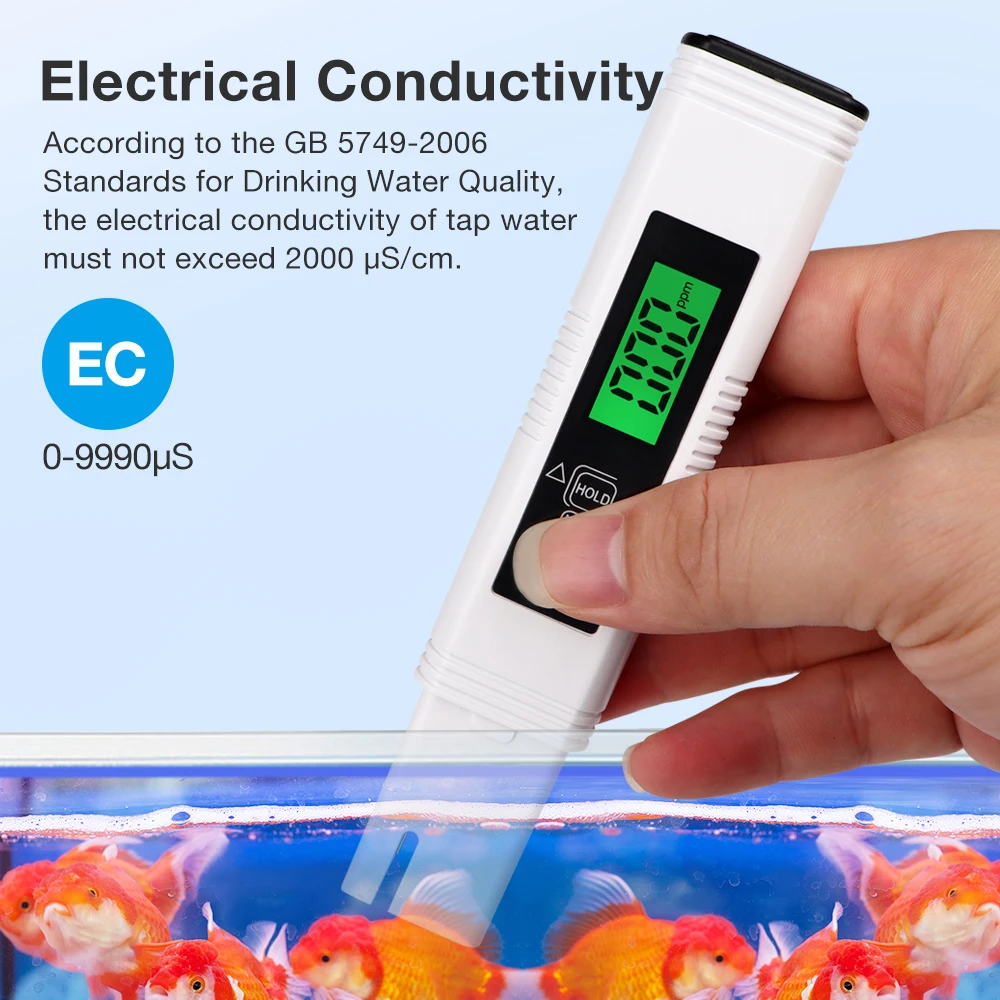 Medidor Calidad Agua Acuario 4 en 1 – Tester TDS y Temperatura - imagen 4