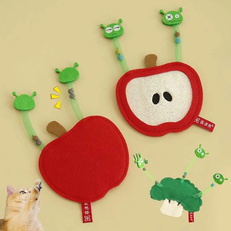 Juguete fieltro para gato con cascabel y chirriador – Dental y resistente - imagen 2