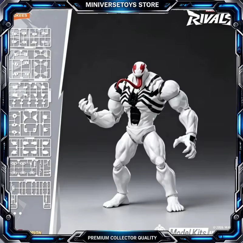 Figura coleccionable Blokees Anti-Venom Marvel – PVC ensamblable Snap Fit