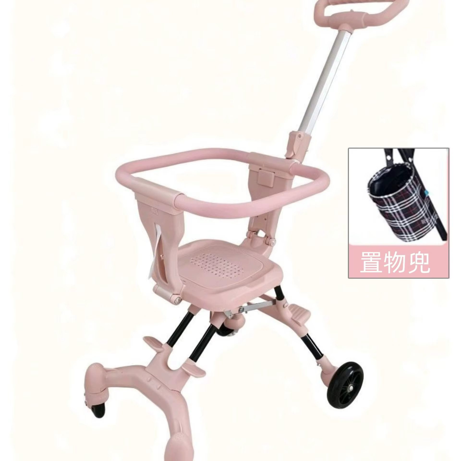 Carrito plegable transpirable para perros y gatos pequeños
