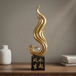 Adorno Feng Shui para escritorio: decoración ligera gatos y perros