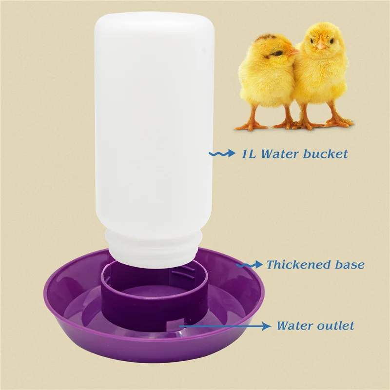 Set de bebedero y comedero para aves