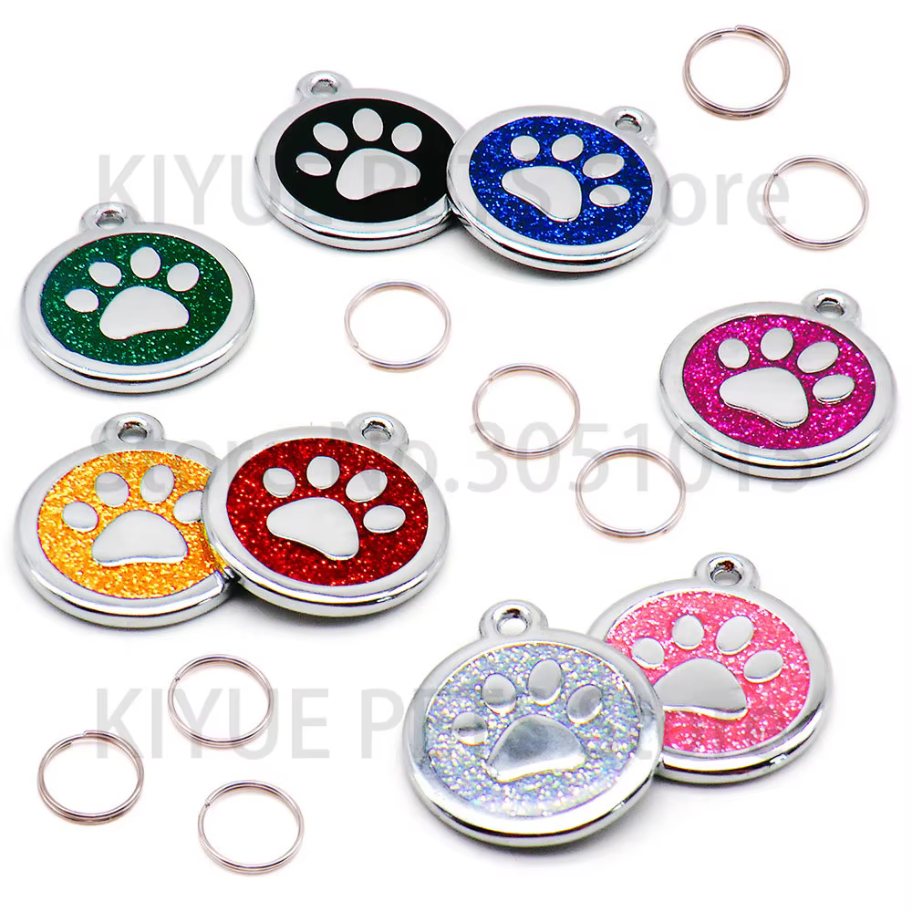 Chapa identificativa para perro personalizada – Metal grabado - imagen 3