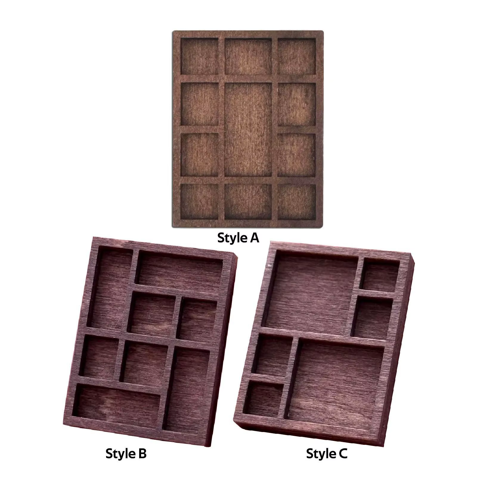 Exhibidor de Madera Compacto para Joyas y Coleccionables - imagen 2