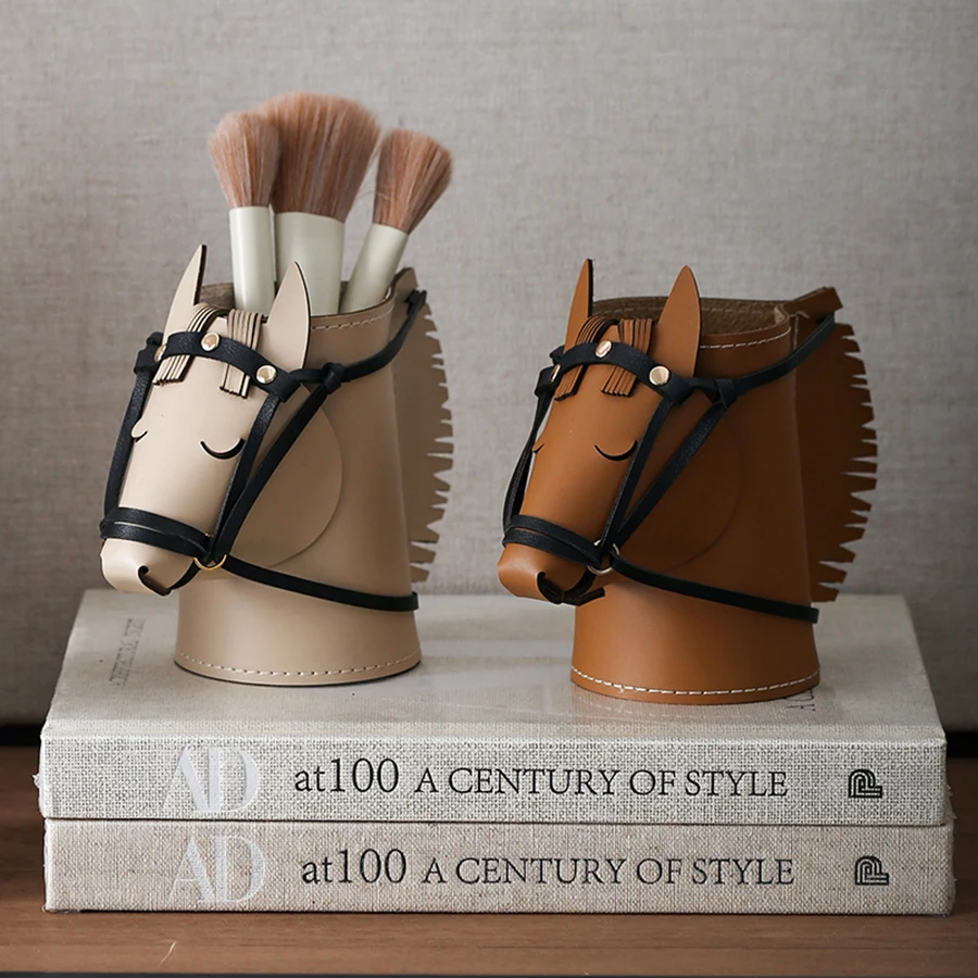 Caja Almacenamiento Decorativa Caballo – Organizador Maquillaje Escritorio - imagen 5