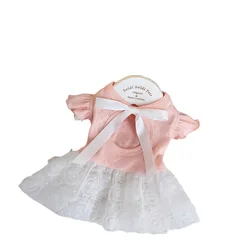 Vestido de malla con parches y aberturas tipo Teddy para perros
