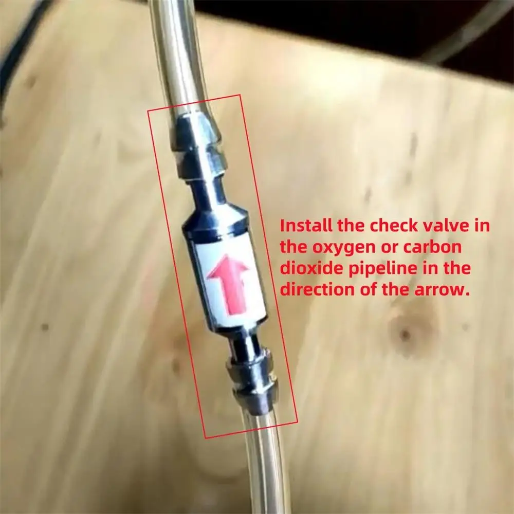 Válvula antirretorno acero inoxidable para acuario – Bomba aire y CO2 - imagen 4