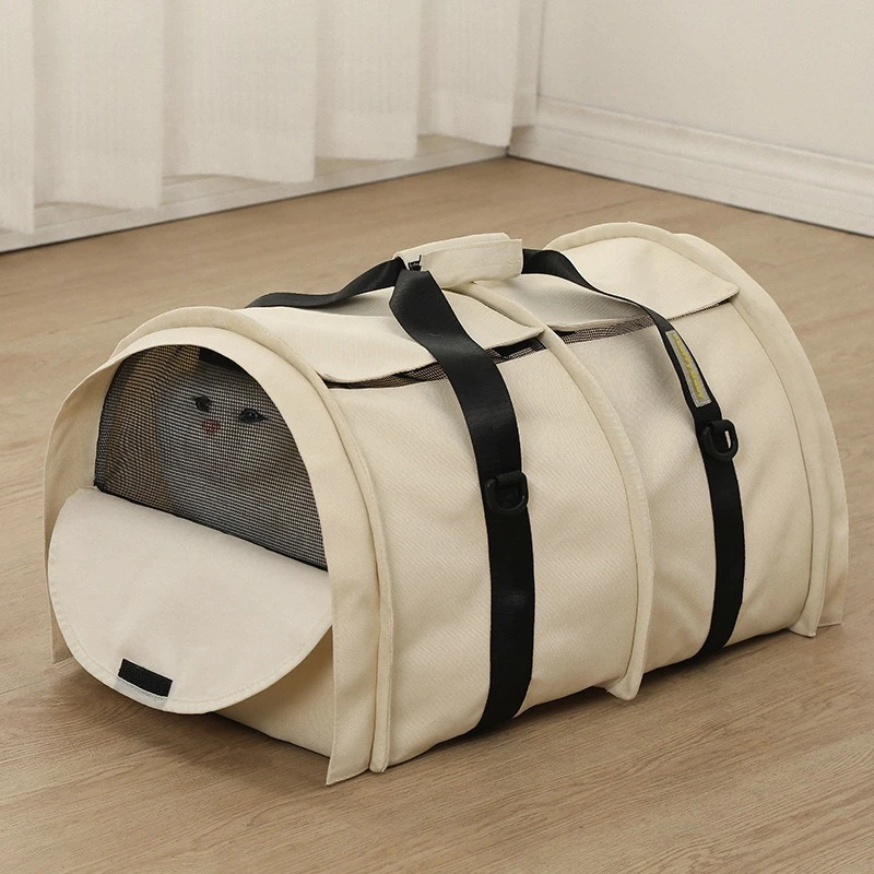 Mochila transporte gatos cruzada gran capacidad - imagen 4