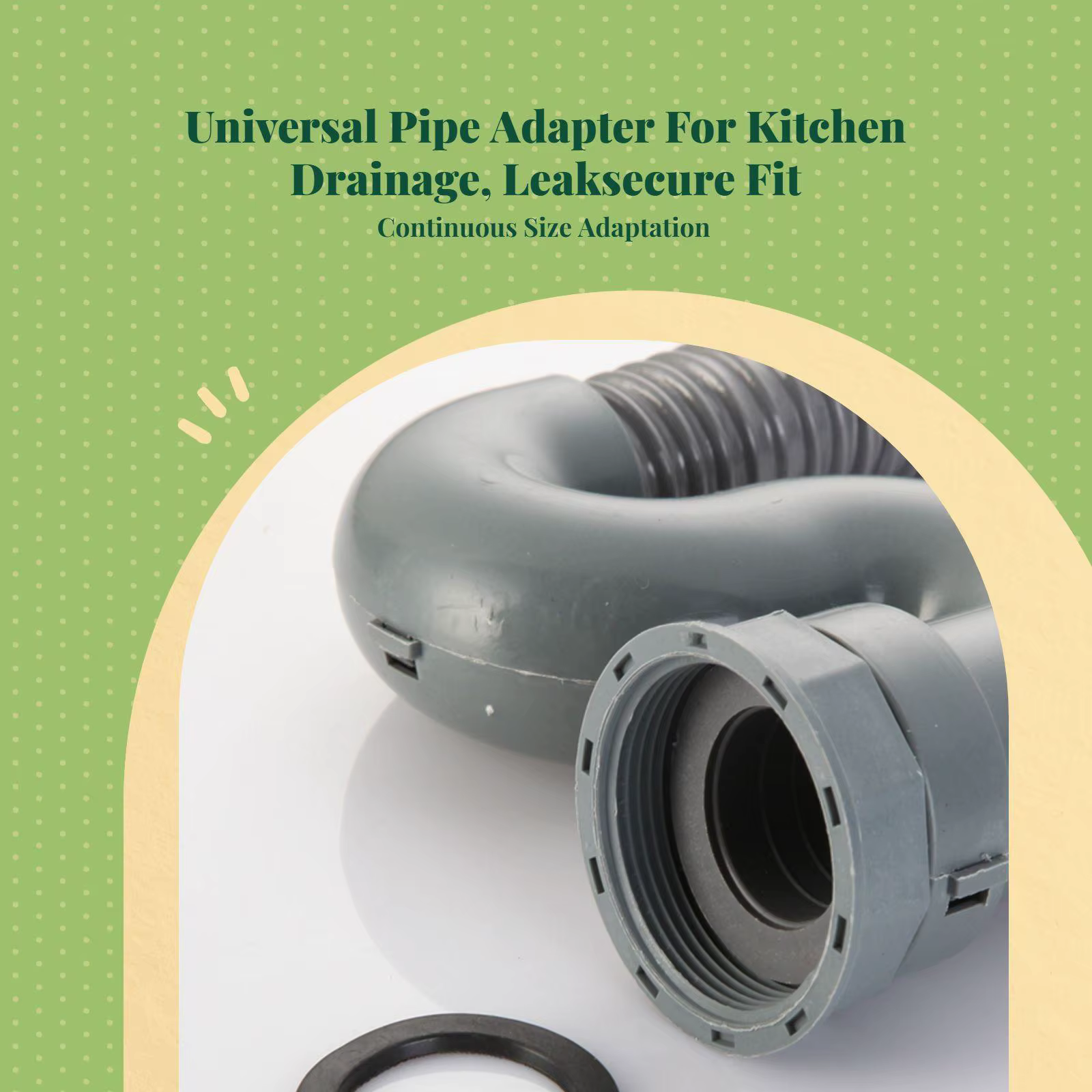 Acoplamiento de PVC Ajustable para Tuberías – Adaptador Resistente a la Oxidación - imagen 2