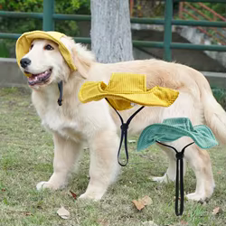 Sombrero solar veraniego para perros pequeños – Gorro de pana
