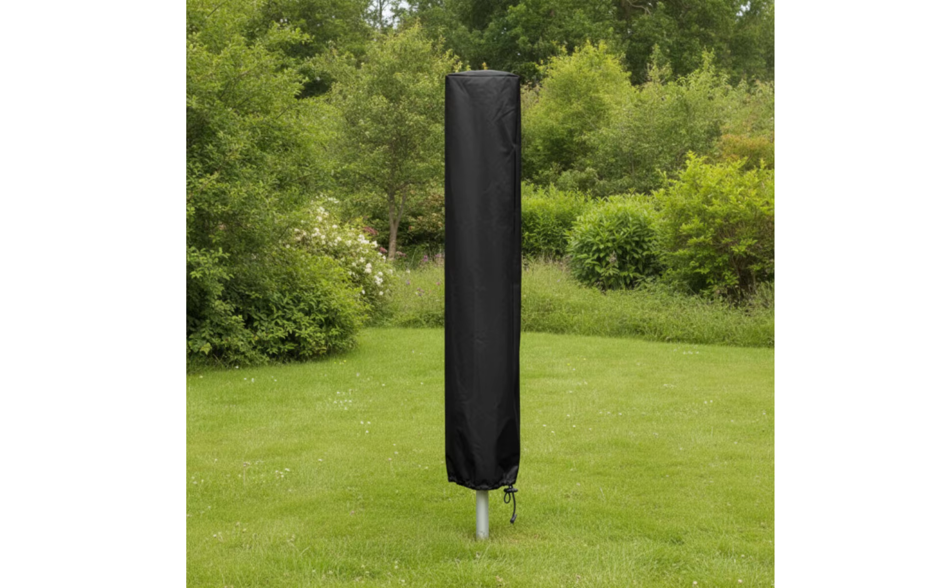 Funda instalada en entorno de jardín
